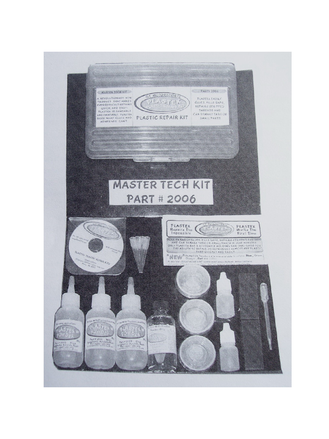 Master plastic repair kit